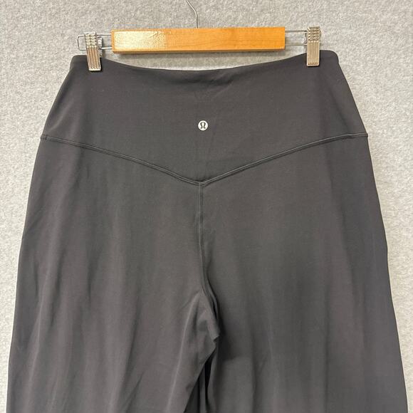 Lululemon Black Align Wide Leg Pleated Palazzo Pants Regular Boho Size 10 NWT - Picture 5 of 10